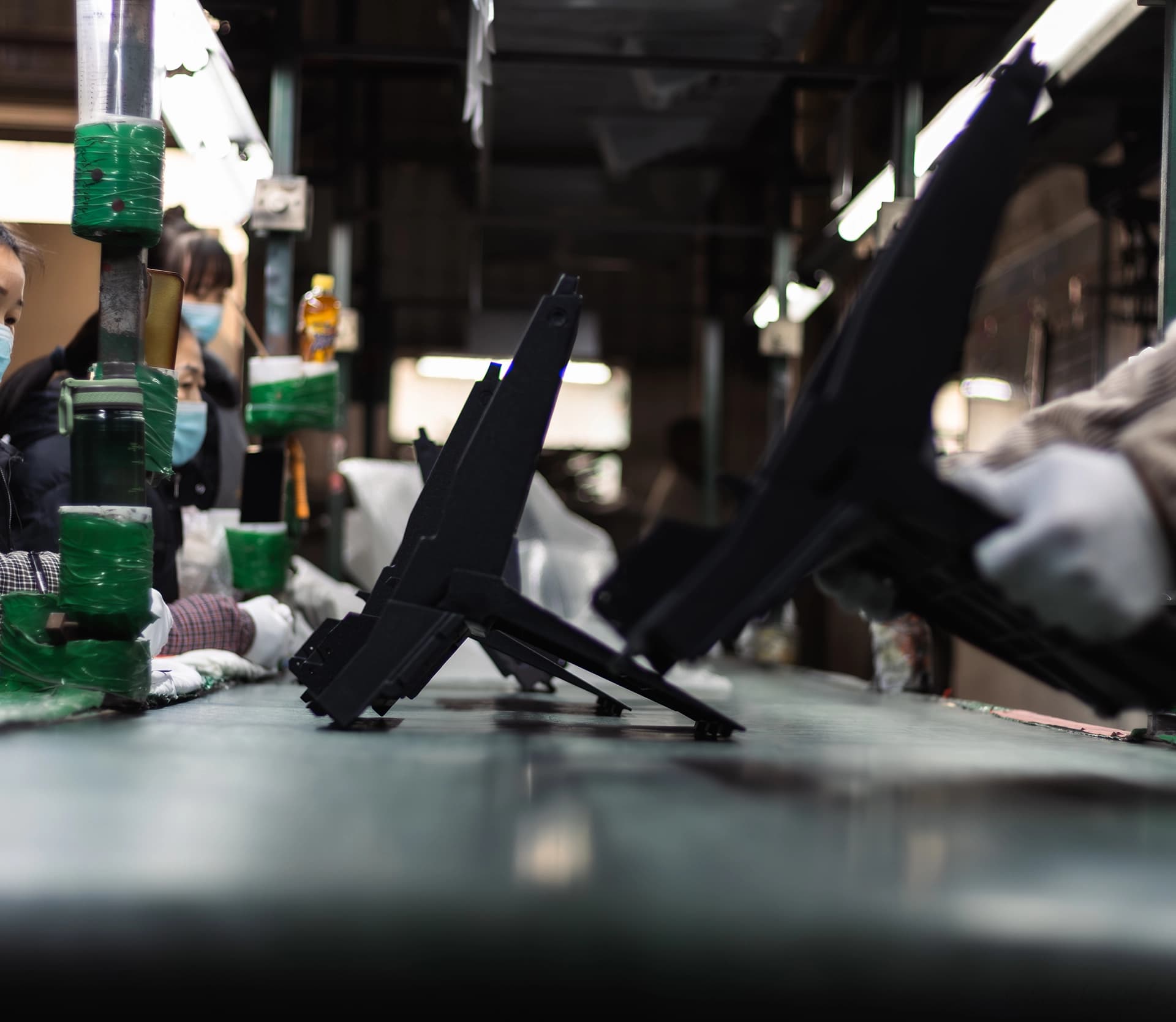 Hands assembling gaming chair mechanism frame