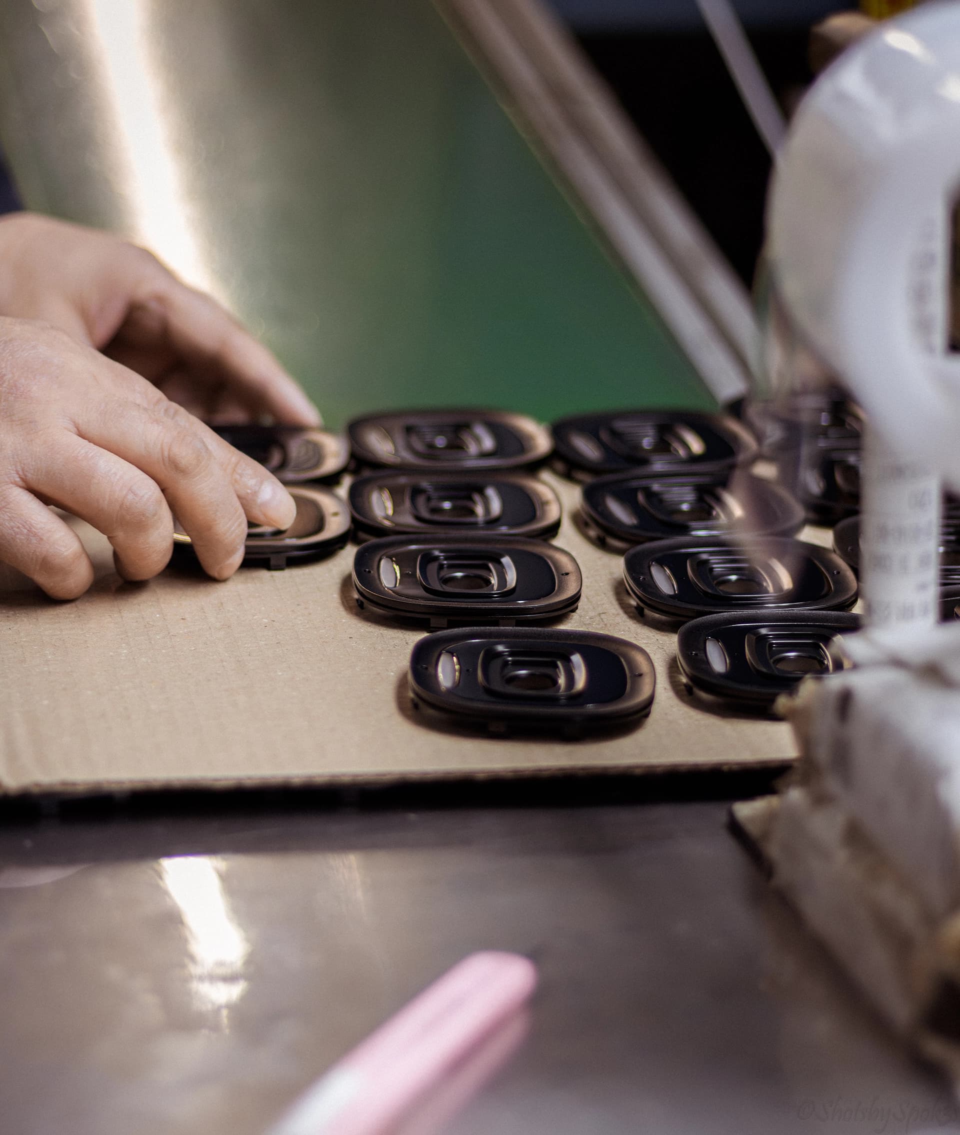 Molded polyurethane and rubber gasket parts